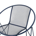 Georgia Chair Navy Blue Iron