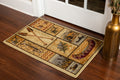 Woodland Gc Rst5001 Multi 5 Ft. 3 In. X 7 Ft. 3 In. Lodge Area Rug Cream Polypropylene