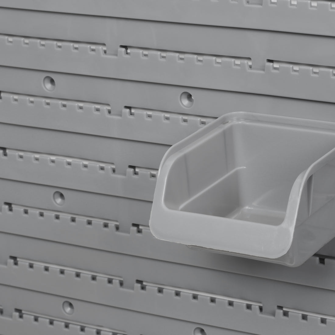 Durhand 44 Piece Wall Mounted Pegboard Tool Organizer Rack Kit With Various Sized Storage Bins, Pegboard, & Hooks, Orange Orange Plastic