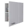 So Hi Wall Cabinet In Melamine With One Door, White 1 2 Spaces White Kitchen Modern Particle Board Melamine