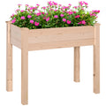 Outsunny Raised Garden Bed With Legs, 34