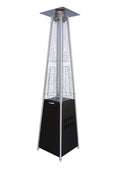 Mocha Commercial Grade Standing Propane Patio Heater Mocha Stainless Steel