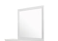 Shaker Crocodile Metallic White Mirror White Solid Wood Mdf