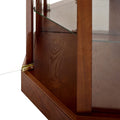 6 Shelf Lighted Corner Curio Cabinet With