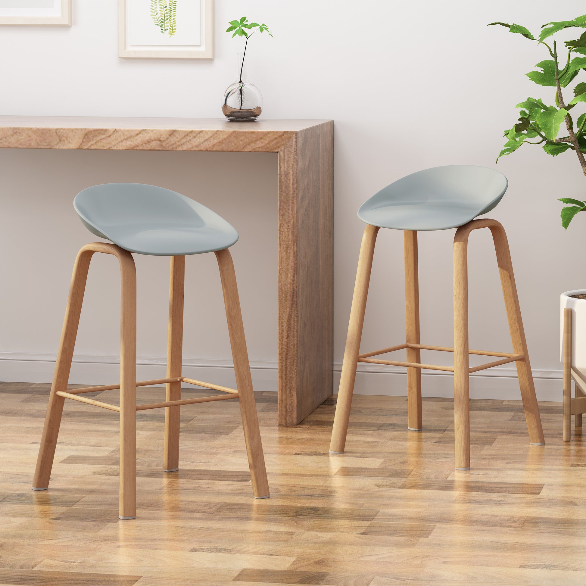 BARSTOOL grey-polypropylene