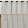 Newport Unlined Window Curtains For Bedroom, Linen Curtains For Living Room, 84 Inches Long Curtains For Living Room, Greige Greige Linen