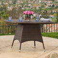 Corsica Rd Dining Table Brown Wicker