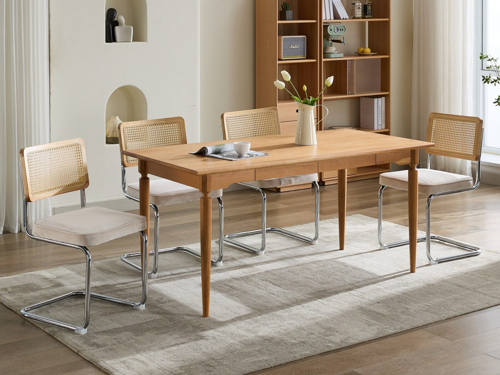 Wooden Dining Mid Century Modern Dining Room Chairs For Sale