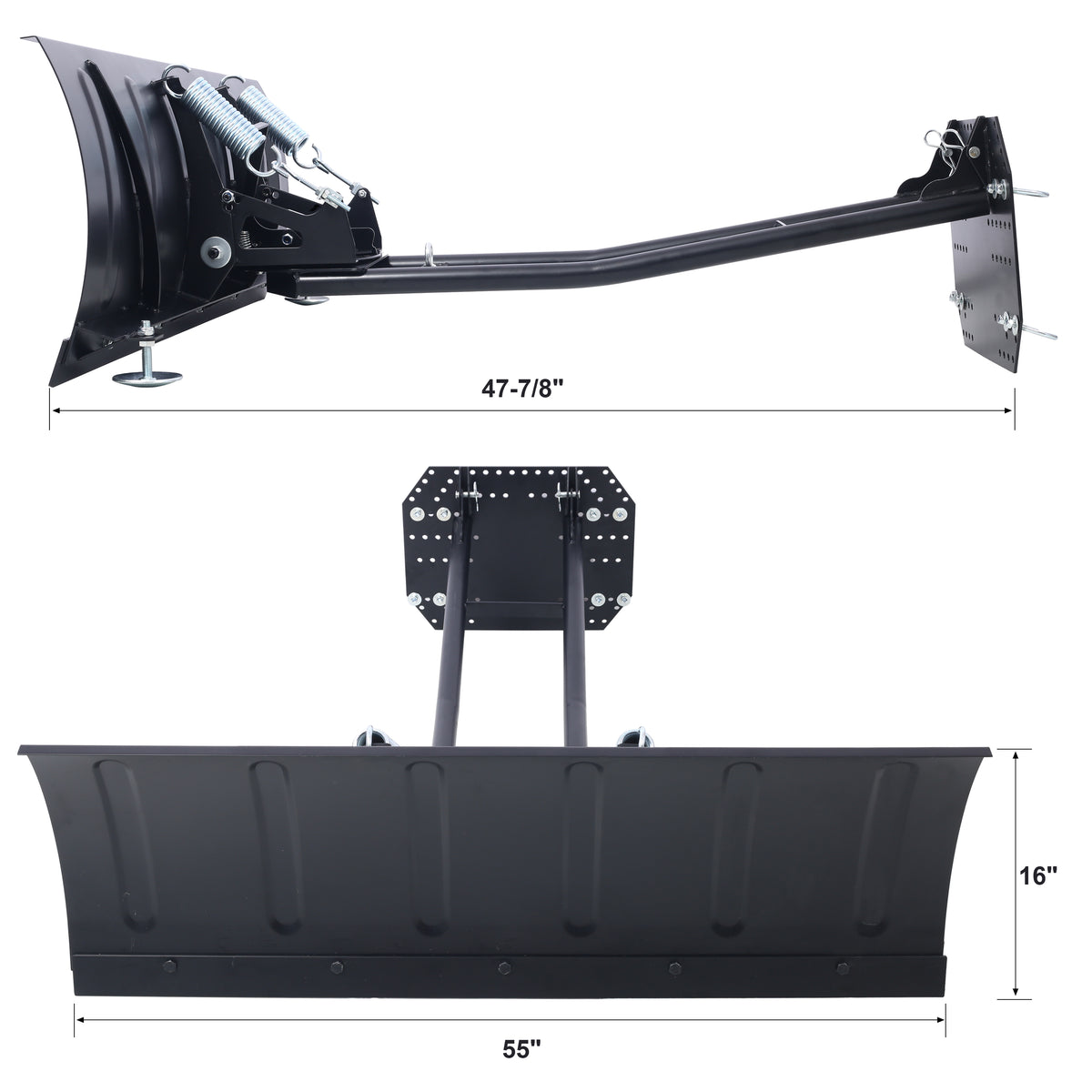 Atv Plow Universal Atv Utv Snow Plow Kit,Atv Plow System,Steel Blade Complete U