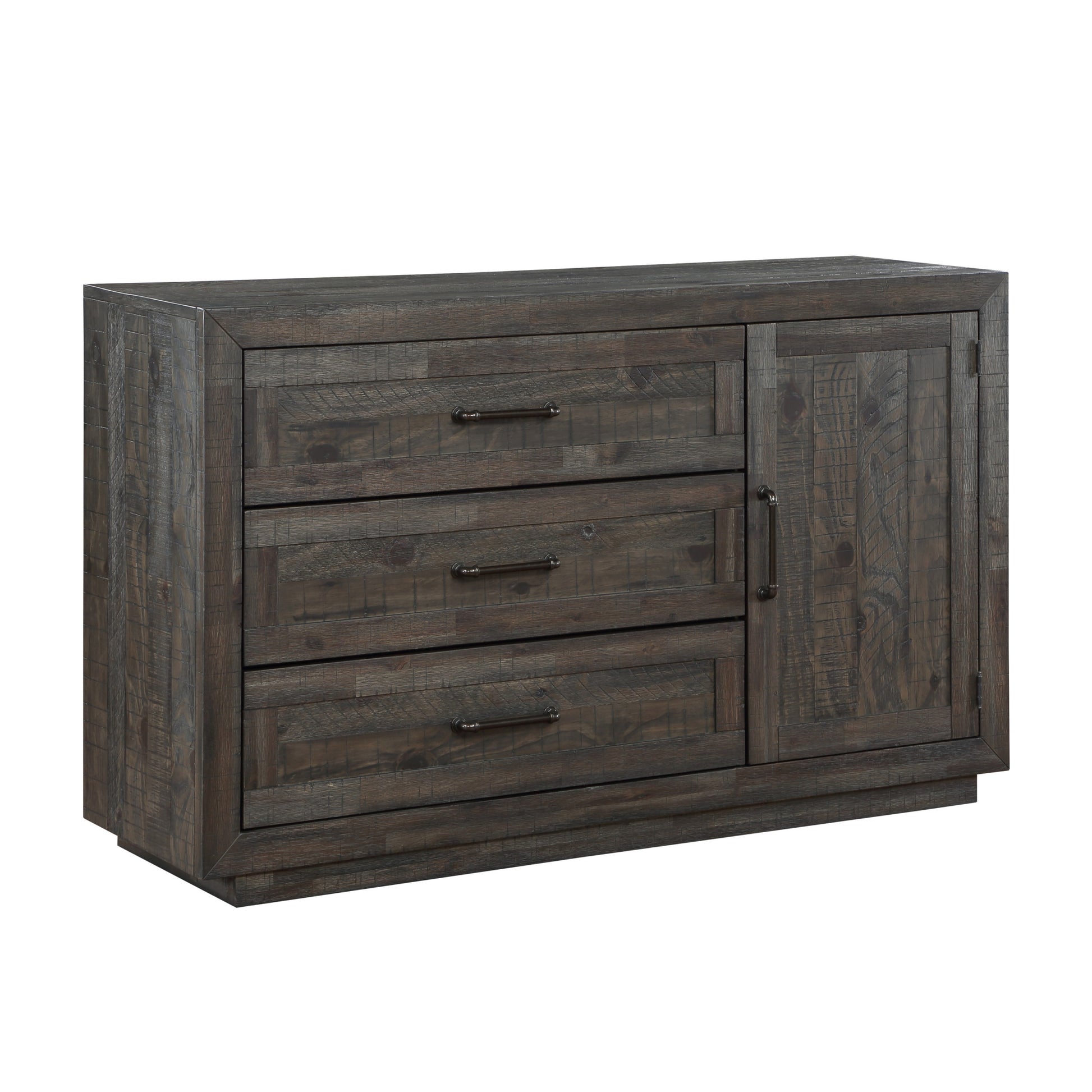 Riverdale Server Black - Black Wood