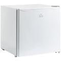 HOMCOM Mini Freezer Countertop, 1.1 Cu.Ft Compact white-steel