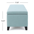 Ottoman Light Blue Fabric