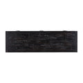 Retro Distressed Wooden Tv Stand For Tvs Up To 65 Inches, Entertainment Center Media Console With 6 Drawers And 3 Shelves For Living Room, Black Black 60 69 Inches Solid Wood Mdf