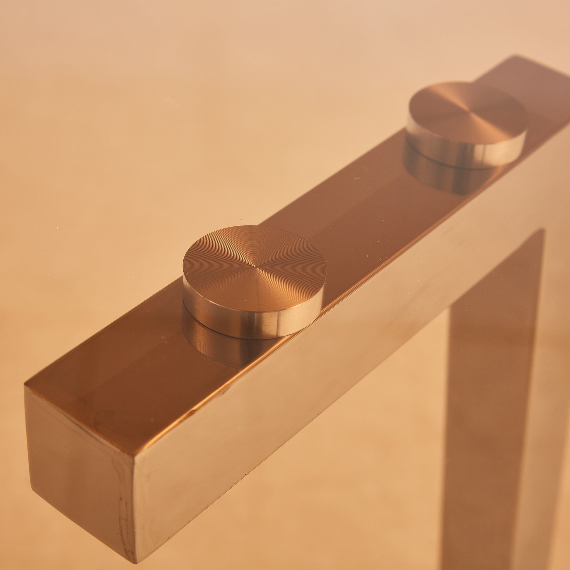 1 Table And 4 Chairs, Brown Tempered Glass Tabletop And Silver Metal Legs, Modern Minimalist Style Rectangular Glass Dining Table, Paired With 4 Modern Silver Metal Leg Chairs. 1123C 1162 Brown Seats 4 Glass