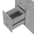 30'' Bathroom Vanity With Top Sink, Modern Bathroom Storage Cabinet With 2 Drawers And A Tip Out Drawer, Single Sink Bathroom Vanity Grey Modern Mdf Ceramic,Solid Wood Mdf