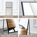 4Th Generation Aluminum Alloy Metal Frame Full Body Mirror, Quality Upgrade, Bathroom Makeup Mirror, Bedroom Entrance, Floor Mirror, 59 