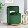 Swivel Arm Chair Emerald Velvet