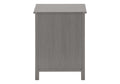 Accent Table, End, Side Table, 2 Tier, Bedroom, Nightstand, Lamp, Storage Drawer, Antique Grey Veneer, Transitional Grey Mdf