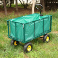 Flower Cart Garden Flower Cart Is Easier To Transport Firewood Green Cloth Bag Green Iron,Oxford Fabric