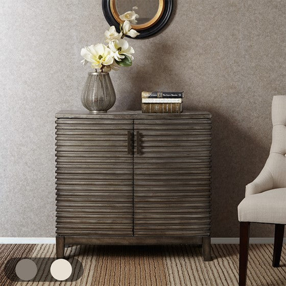 Ridge Accent Chest Grey Solid Wood