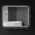 Homcom Led Bathroom Mirror With Lights, 35