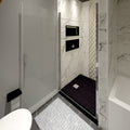 Shower Doors Chrome Tempered Glass