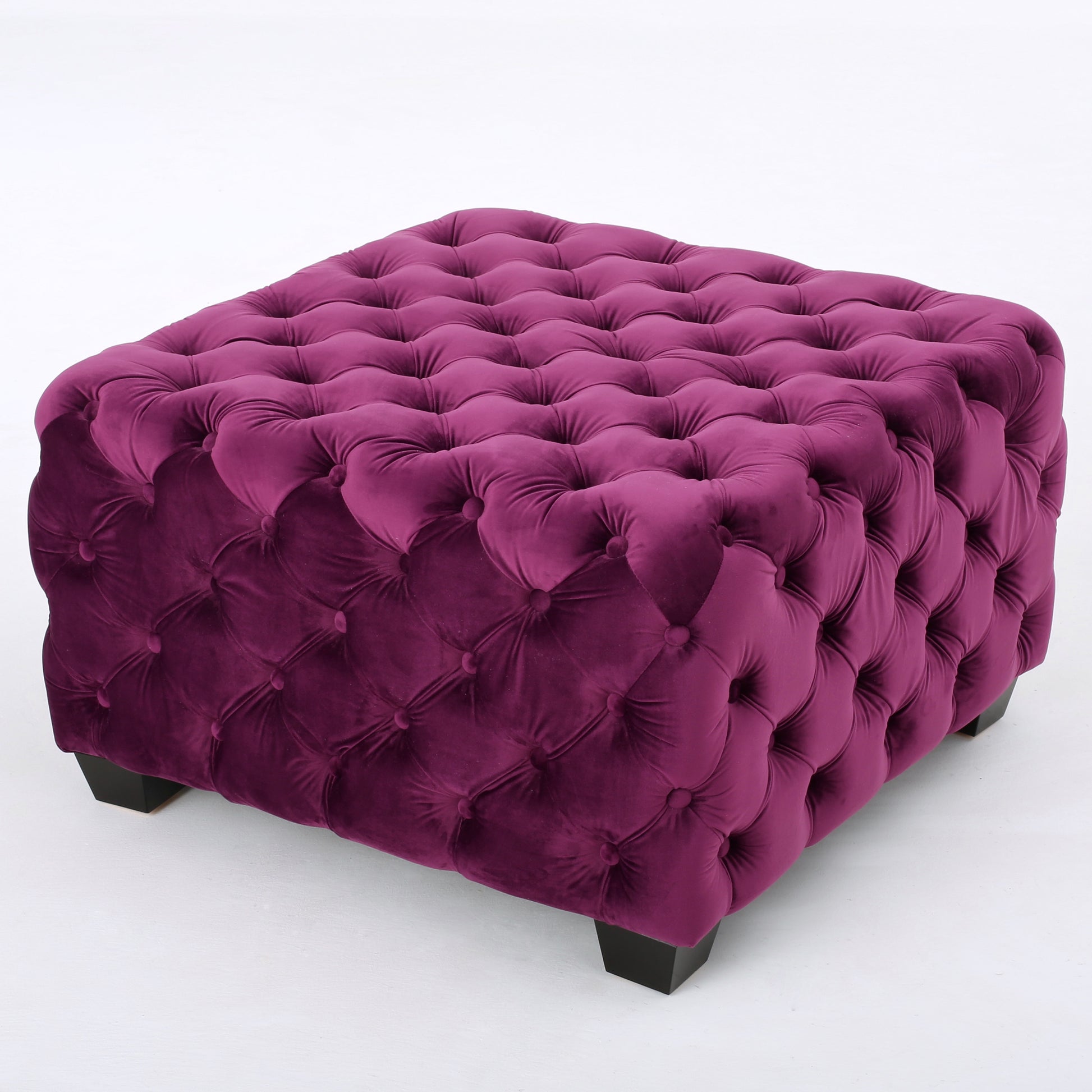Ottoman Fuchsia Velvet