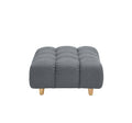 30 Inches Long, Teddy Sofa Fabric, With Spacious And Comfortable Seat, For Apartment Office Living Room Gray Gray Teddy 1 Seat