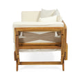 Serene Daybed Full Teak Fabric