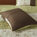 Embroidered 7 Piece Comforter Set Green King King Green Polyester