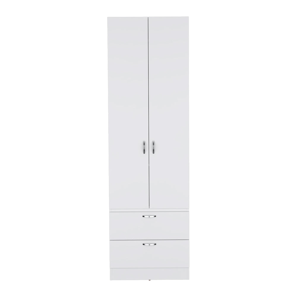 Armoire Marlton, Bedroom, White White Particle Board Engineered Wood