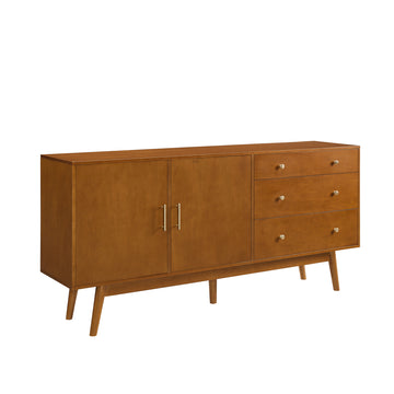 Mid Century Modern Minimalist 2 Door Sideboard