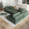 Modern Upholstered Sectional Sofa Couch Set,Modular 108