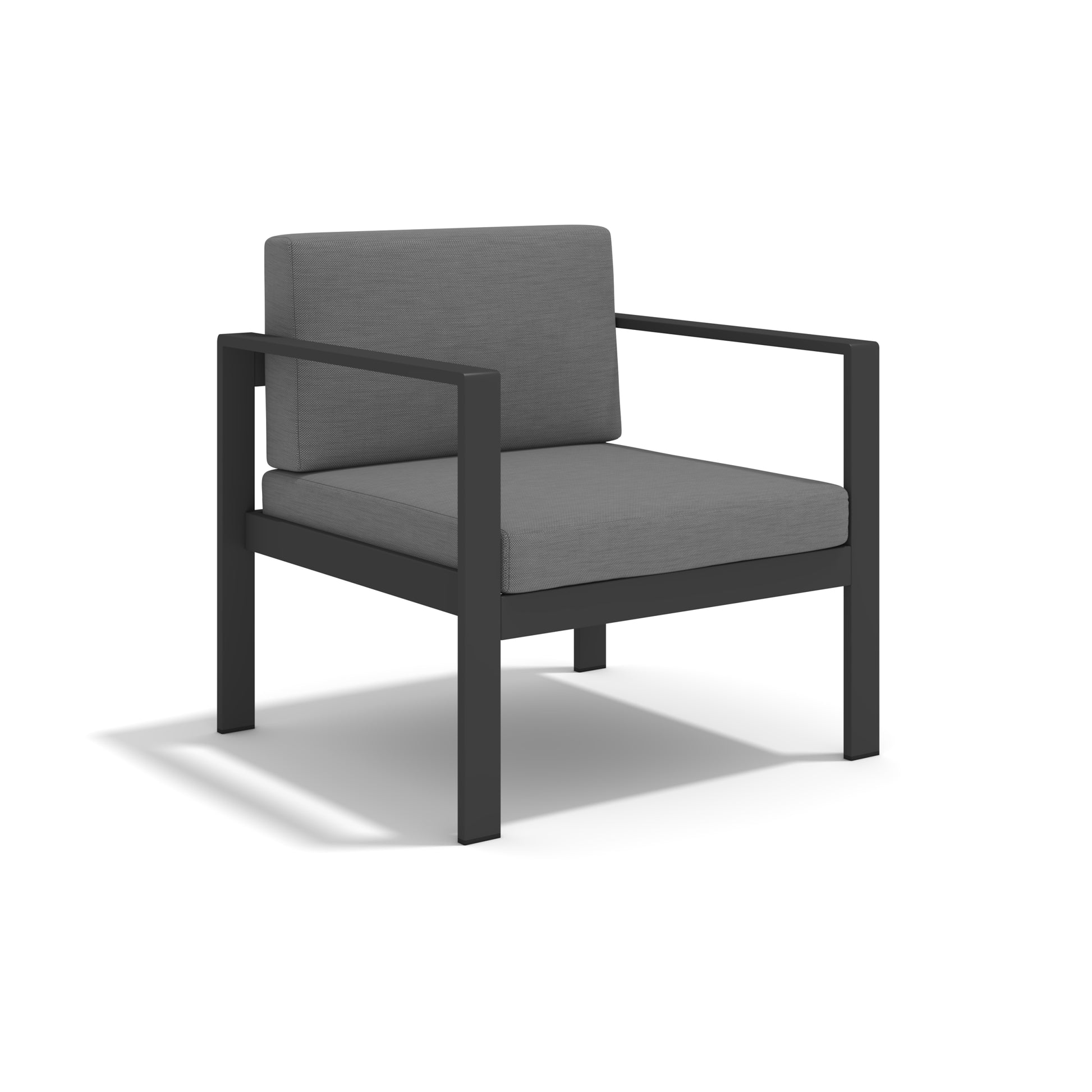 Aluminum Modern 4 Piece Sofa Seating Group For Patio Garden Outdoor Yes Complete Patio Set Black Mildew Resistant Frame Fade Resistant Cushion Garden & Outdoor Modern Complete Patio Sets Aluminium Aluminium