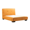 Ollie Toddler Bed In Marigold Yellow Fabric