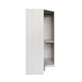 Polygon Corner Wardrobe, Natural Natural Particle Board