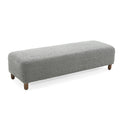 Comfortable Ottoman, Grey Grey Polyester Wood Polyester Or Polyester Blend Backless Solid Casual,Modern Pine Rectangle Armless Polyester Polyester