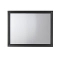 Naima Black Finish Mirror Black Mirror,Synthetic Wood