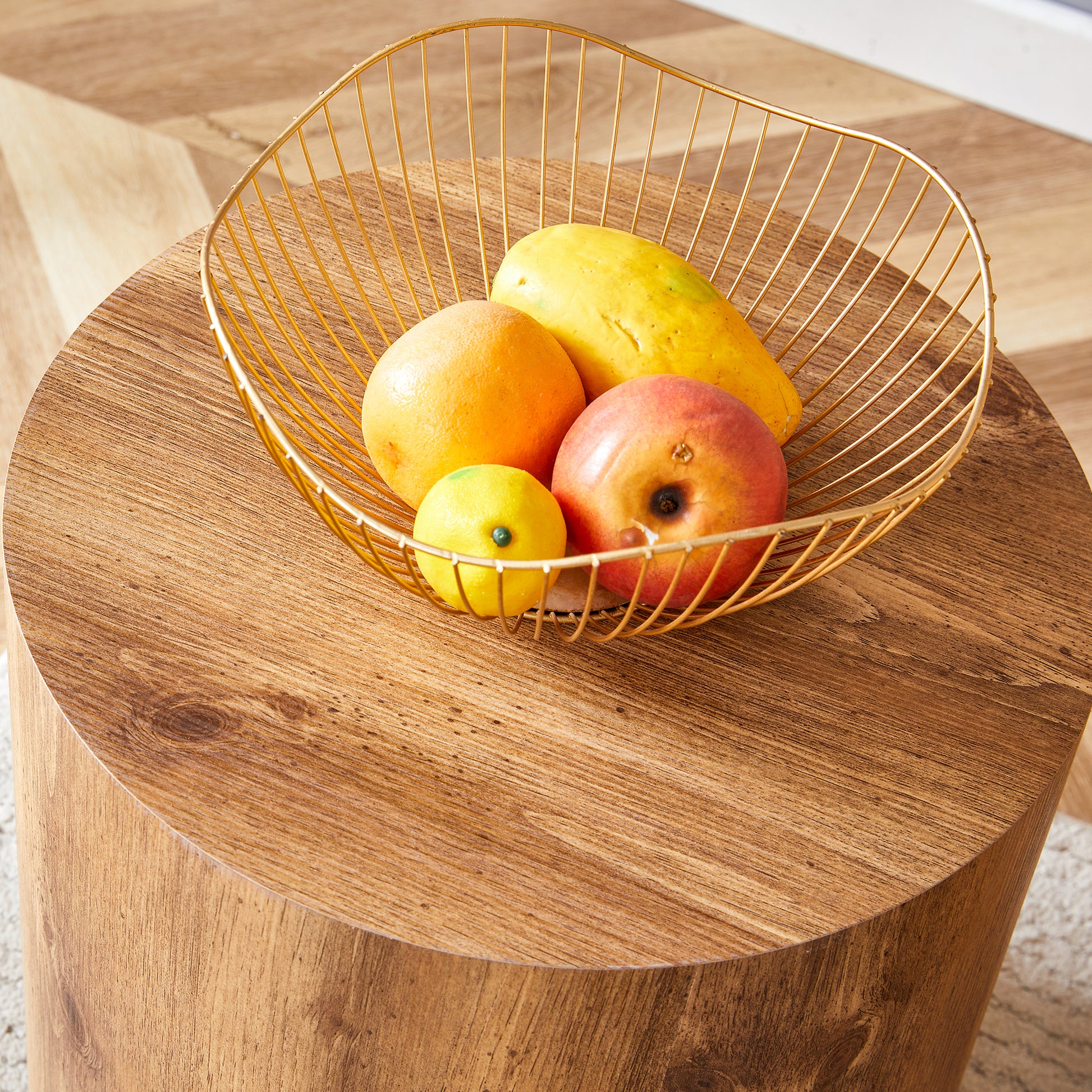 The Cylindrical Table With Its Patterned Design Can Be Easily Integrated Into A Variety Of Interior Styles, From Coffee Tables To Small Dining Tables, Workbenches Or Makeshift Writing Desks. Wood Mdf