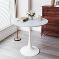 White Round Dining Table, 31.5