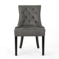 Cheney Dining Chair Kd Mp2 Set Of 2 Slate Microfiber