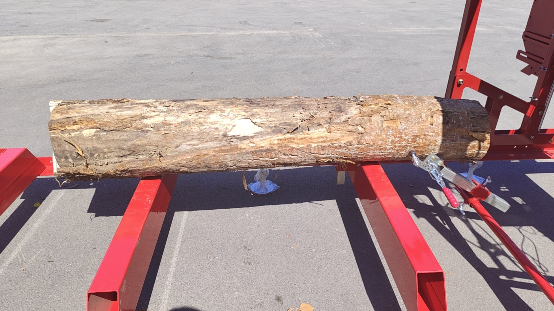 32" Portable Sawmill 15Hp 420Cc Rato Gas Engines With E Start Band Saw Red Iron