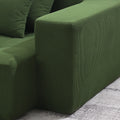 105.5'' L Shaped Modular Sectional Sofa,Minimalist Corduroy Floor Couch Set,Convertible Foam Filled Cloud Couch For Living Room,3 Pc Free Combination,No Assembly Required,3 Colors Green Corduroy 4 Seat