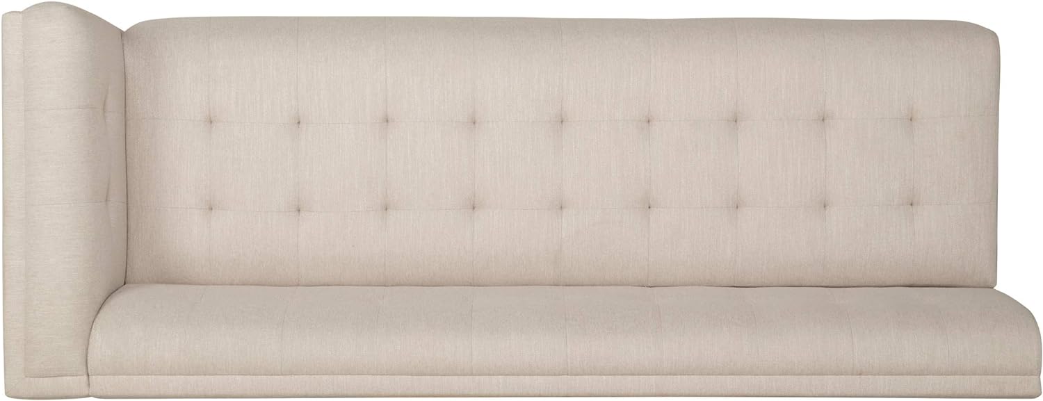 Sectional Lhf Sofa Beige Fabric
