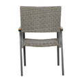 Luton Dining Chair Grey Rattan