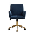 Ts Office Chair Blue Corduroy
