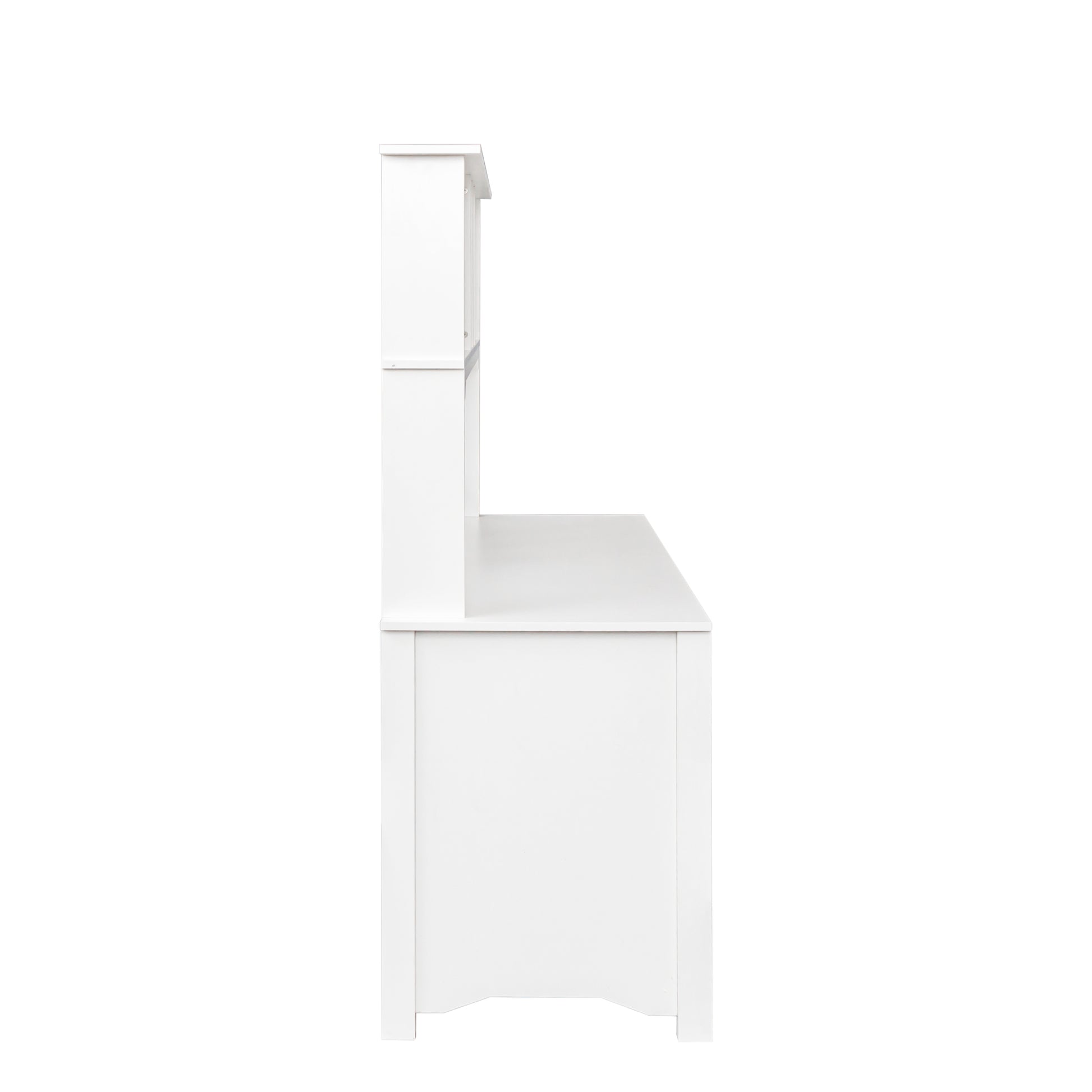 Home Office Computer Desk White Particle Board Mdf