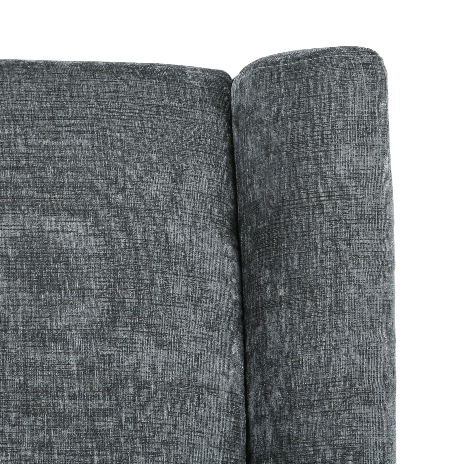 Swivel Chair Grey Fabric