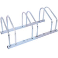 3 Bikes Floor Bike Stand, Bike Parking Rack Garage Bike Storage Stand Indoor Outdoor 22 28