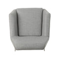 Modern Chair Grey Fabric